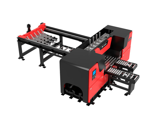 Heavy Duty Structural CNC Cutting Saw Machine PLC Control And Operating