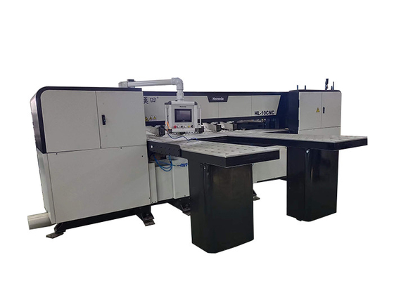 Heavy Duty CNC Circular Saw Machine 3300mm Width With 3 Feeding Servo Motor